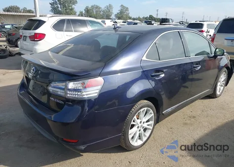 2010 Lexus Hs 250H Premium z USA, uszkodzony, nr VIN JTHBB1BA1A2002679